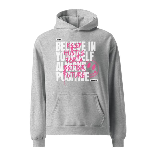 Believe In Yourself Oversize Hoodie Woman
