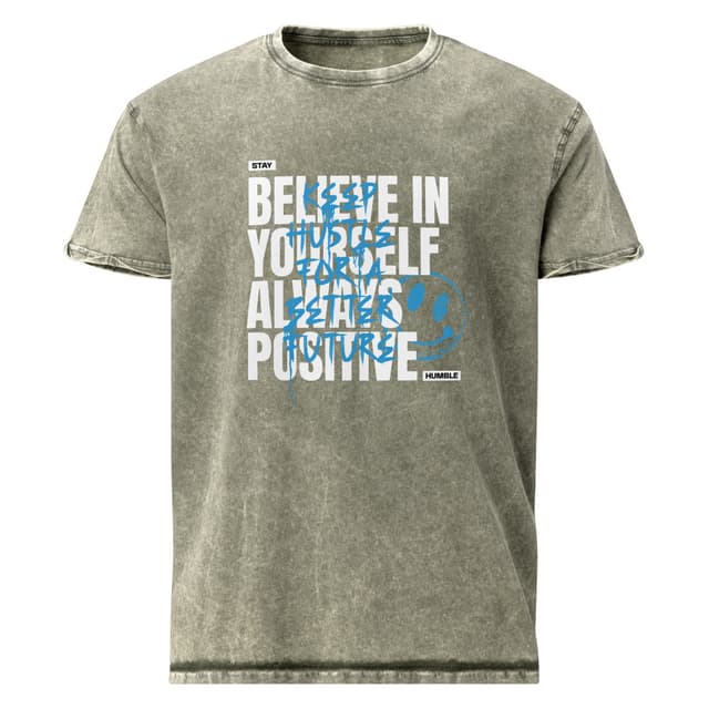 Believe In Yourself T-Shirt Jeans Man