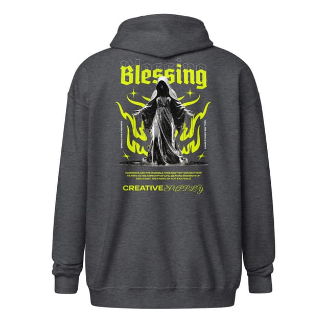 Blessing Spirit Hoodie Zip Man