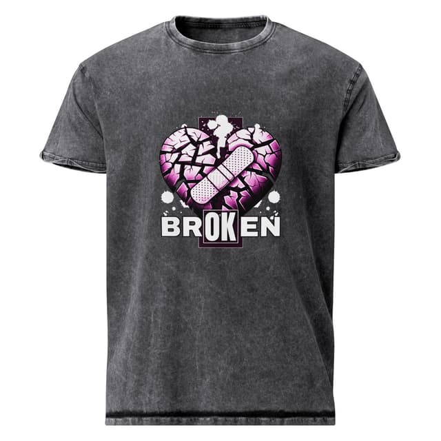 Broken Heart T-Shirt Jeans Woman