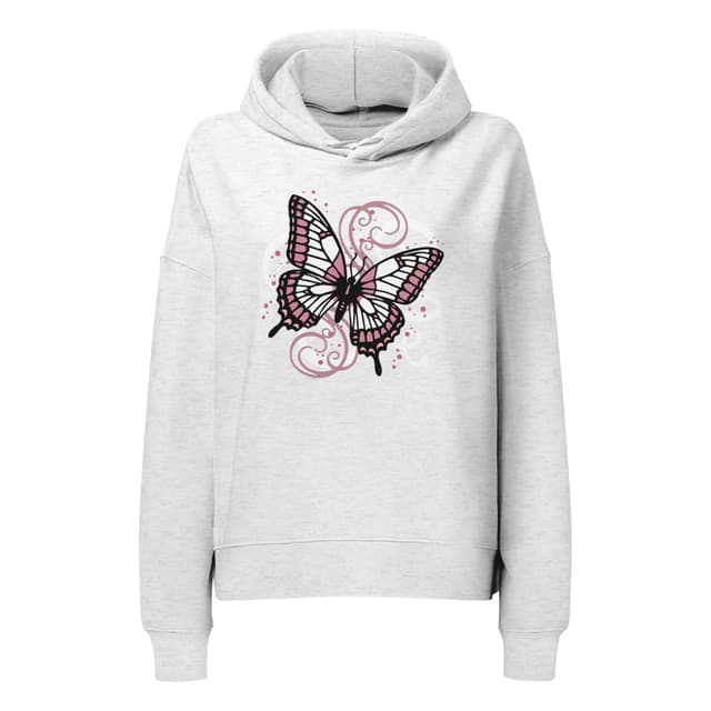 Butterfly Swirl Hoodie Premium Women