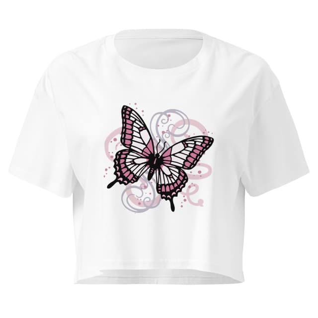 Crop Top Papillon Tourbillon