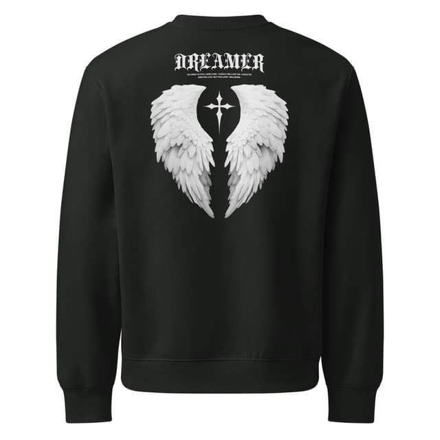 Dreamer Wings Oversized Sweatshirt Men