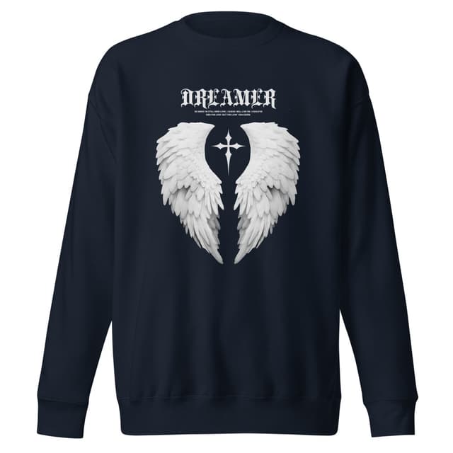 Dreamer Wings Premium Sweatshirt Men