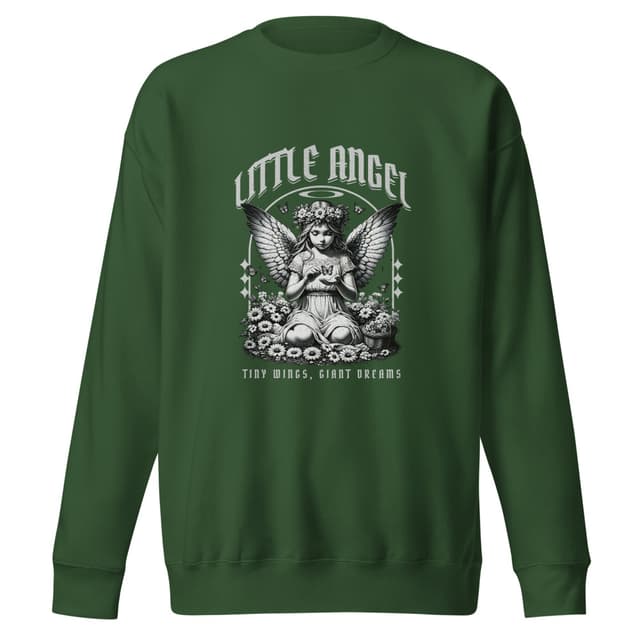 Little Angel Sweatshirt Premium Woman