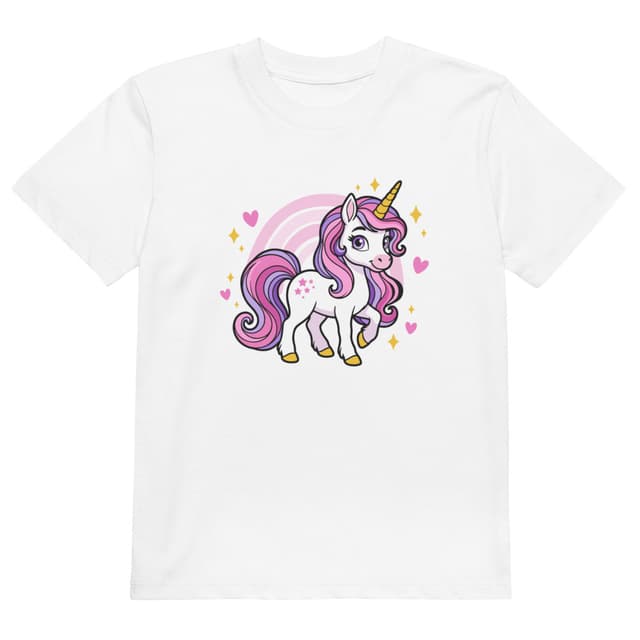Little Unicorn Dreams T-Shirt Kids Eco Girl