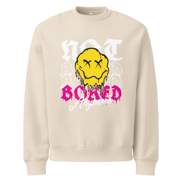 Not Bored Anymore Oversized Sweatshirt for Men