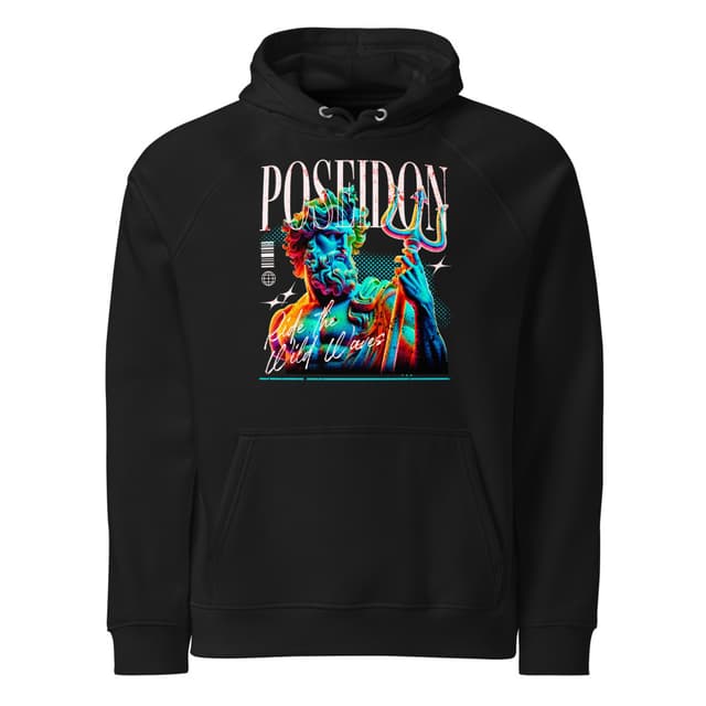 Poseidon Waves Hoodie Eco Man