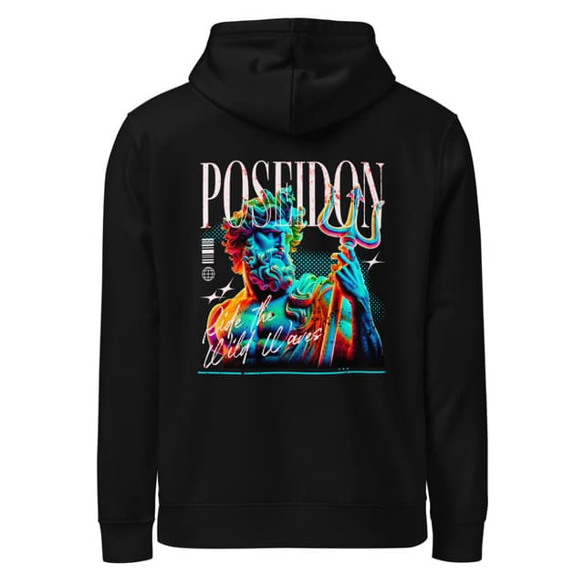 Poseidon Waves Hoodie Eco Bold Man