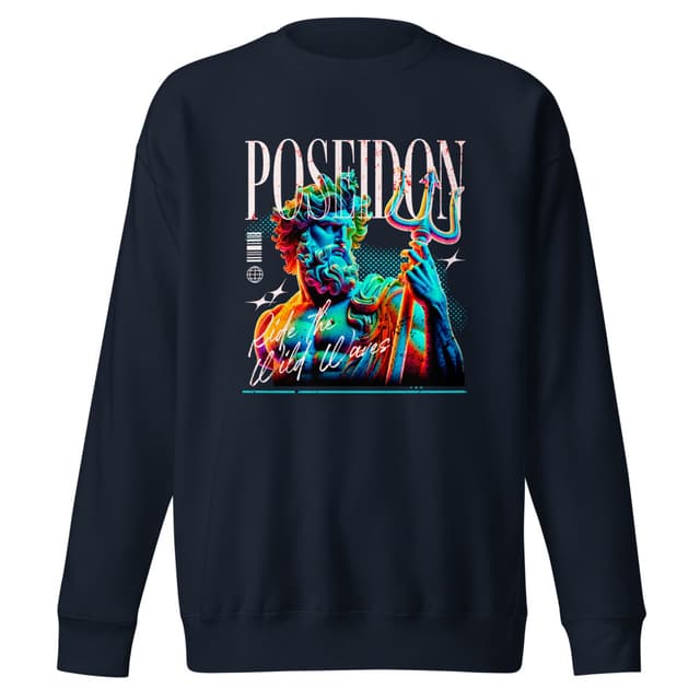 Poseidon Waves Sweatshirt Premium Man