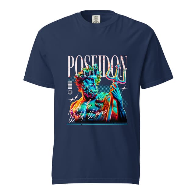 Poseidon Waves TShirt Comfort Bold