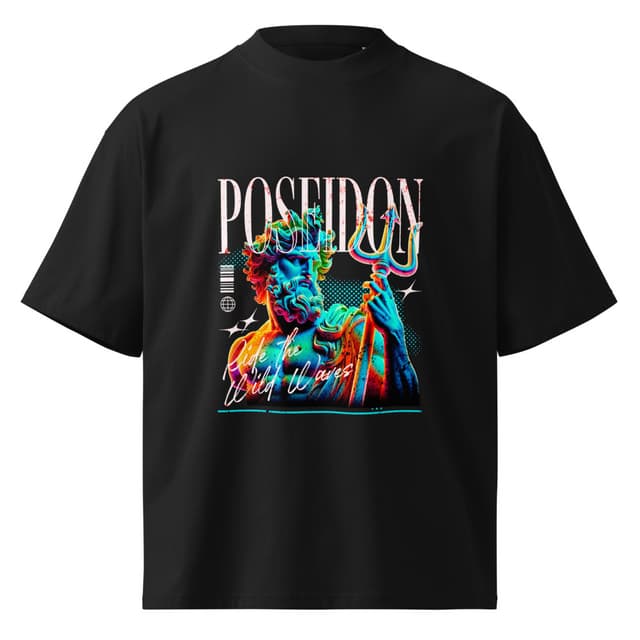 Poseidon Waves T-Shirt Oversize Eco Man