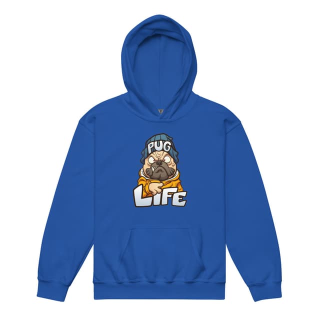Pug Life Hoodie Teens Boy