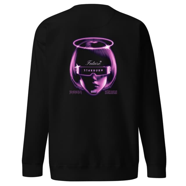 Star Born Sweatshirt Premium Woman