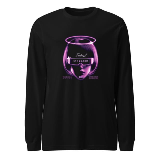 Star Born T-Shirt Long Sleeve Premium Woman