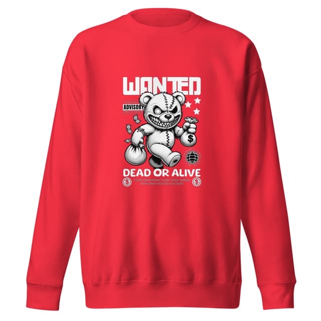 Teddy Bear Bandit Sweatshirt Premium Man