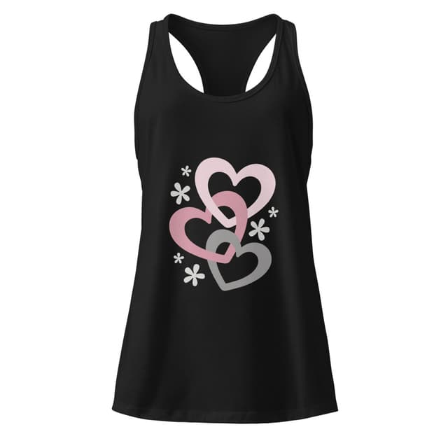Triple Hearts Women's Sport Tank Top